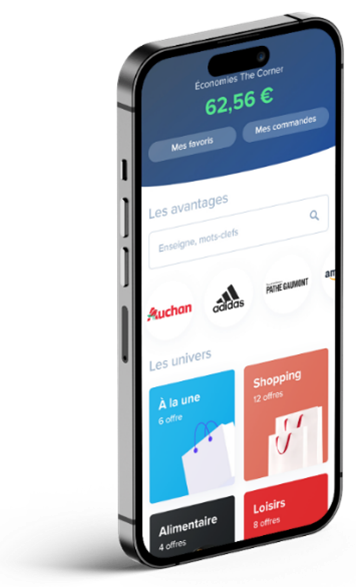 Interface mobile de l'application bancaire 
