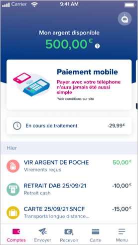 Visuel interface appli Freedom